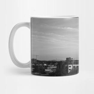 Portland City Skyline - Black and White Mug